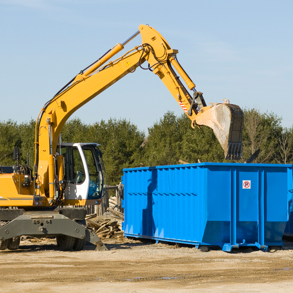 what kind of customer support is available for residential dumpster rentals in Buck Creek